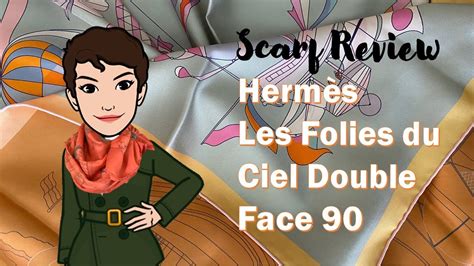 Scarf Review: SS2022 Hermès Les Folies du Ciel Double Face